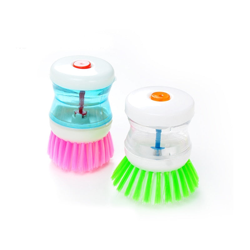 Automatic Liquid Cleaning Brush: Soap Dispenser