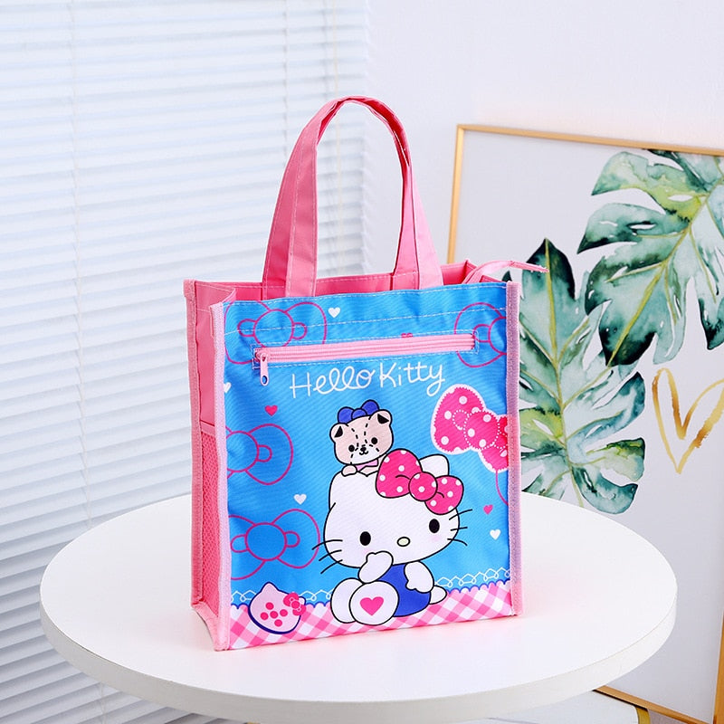 Kawaii Cartoon Sanrios Canvas Shopping Bag