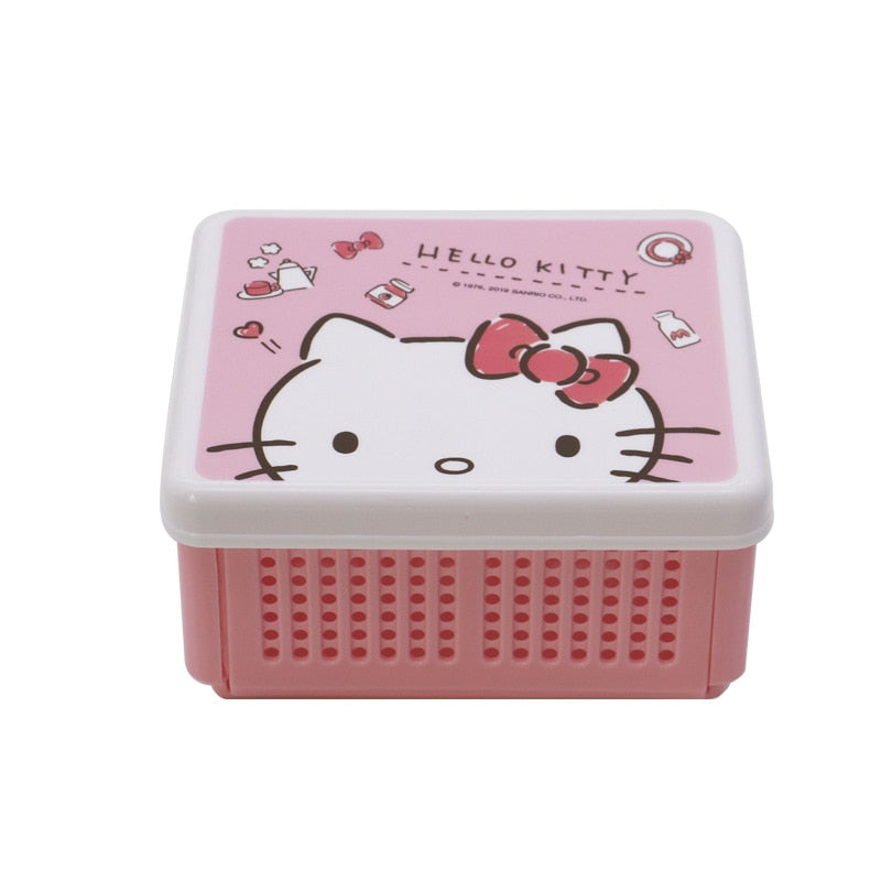 Cute Cartoon Kawaii Kitty cat Storage Box Plastic