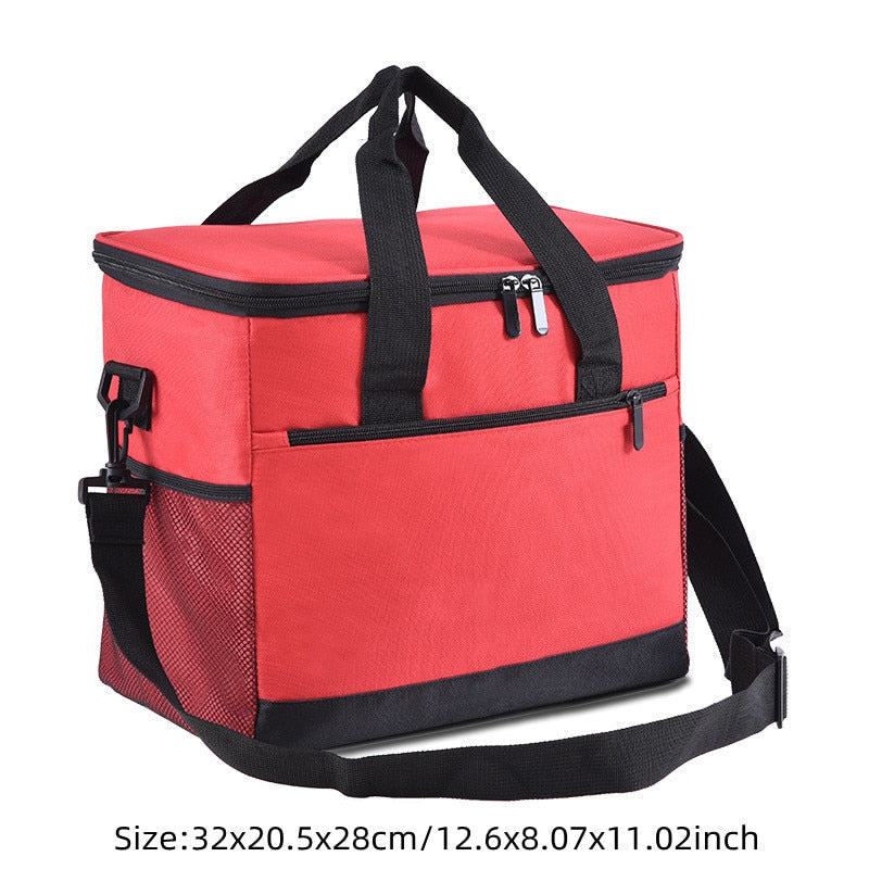 Portable Thermal Cooler Bag Picnic Food Beverage